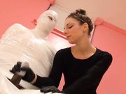 Teaseandthankyou - White Wrap Tease