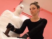 Teaseandthankyou - White Wrap Tease