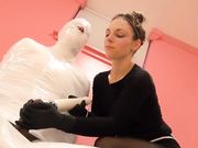 Teaseandthankyou - White Wrap Tease