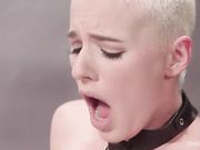 Mistress Mona Wales sits on Riley Nixon's face fucks her with a strapon