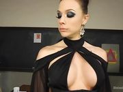 Chanel Preston teaches her submissive student about female superiority