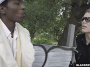 Black pimp becomes a bitch of two female police officers with huge asses