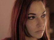 Diabolic Yasmin Scott dominates Nacho with a strapon in a dirty basement