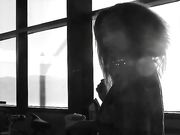 Euro feminist sits on his face and lets him fuck her wet twat