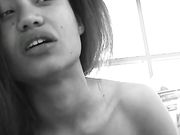 Euro feminist sits on his face and lets him fuck her wet twat