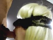 Blonde Amateur Blowjob in Hotel Room