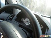 Naked Russian Babe Pours Washing Liquid on Her Big Ass