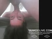 Upside-Down Throat Fucking: Hardcore Amateur Blowjob