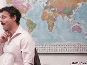 Petite slut dp gangbang during detention