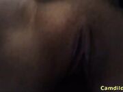 Naughty Chick fucks her pussy with a dildo