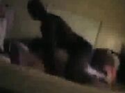 White girl gets blacked and submits to BBC while her husband