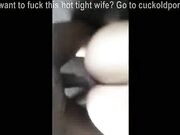 Giant BBC pounds little white wife