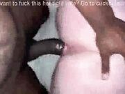 Anal fucked by a black cock while cheating on her boyfriend