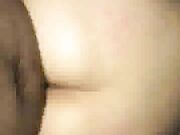 Sexy wife gets creampie from large BBC dick