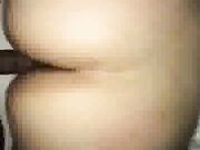 Sexy wife gets creampie from large BBC dick