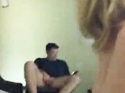 Husband Films His Wife Struggling to Take a BBC