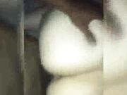 Hubby watch as wife gets creampie by 2 black men