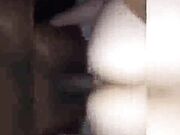 Hubby watch as wife gets creampie by 2 black men