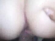 Blonde wife in interracial cuckold gangbang