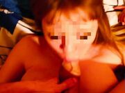 Big-Titted Amateur MILF Takes on a Big Cock for a Rough Blowjob