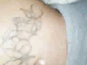 Filmed with his wife Christina