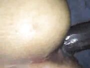 Filthy white wife loving her four black cocks