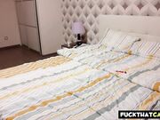 Big-Titted Brunette MILF Uses Toy to Orgasm on Webcam