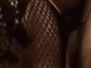 Young Sexy Ebony gets creamy on BBC doggystyle