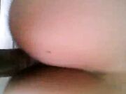 Lara Brookes hairy pussy fucked by a Big Black Cock