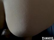 Girl's First Black Cock Experience: Bareback with BDSM Elements