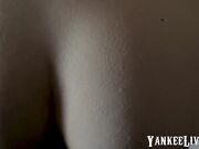 Girl's First Black Cock Experience: Bareback with BDSM Elements