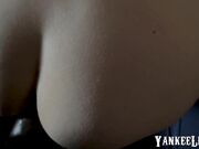 Girl's First Black Cock Experience: Bareback with BDSM Elements