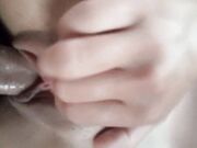 Huge Cock Slowly Penetrates Wet Pussy and Explodes with Cum