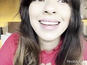 Brazilian Brunette Babe Plays with Sex Toy