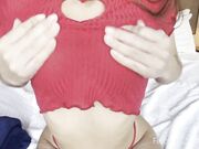 Brazilian Brunette Babe Plays with Sex Toy