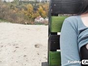 Public Flashing: Teen Girl Strips in the Park