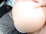 Stepsister's Tight Shorts Hiding Her Wet Pussy