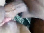 Cheating White Slut sucks BBC while boyfriend is gone