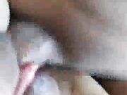 Cheating White Slut sucks BBC while boyfriend is gone