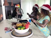 Lesbian Orgy Christmas Party