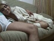 Big-Titted Blonde Stepmom Enjoys Step Son's Big Cock Twice