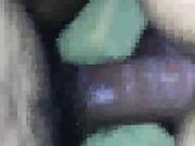 Amateur Granny rides long big black dick in Mature Sex Video