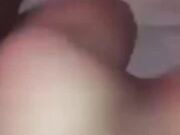 Working blonde bbw in stockings spreads legs