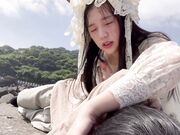 Asian Babe Repays Favor With No-Condom Creampie Sex