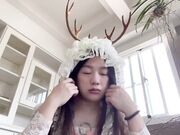 Asian Babe Repays Favor With No-Condom Creampie Sex