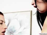 She got hired after fucking lesbian boss