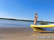 Blonde Milf Anal Solo on Webcam