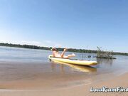 Blonde Milf Anal Solo on Webcam