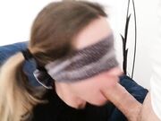 Blonde Amateur Swallows Cum