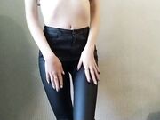Perfect Big Ass in Tight Leggings - Blonde Teen Solo Webcam Show